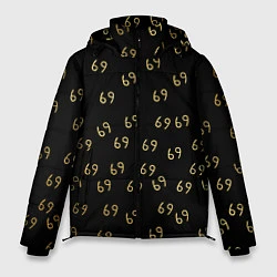 Куртка зимняя мужская 6ix9ine Gold, цвет: 3D-черный