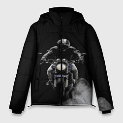 Куртка зимняя мужская МОТОЦИКЛЫ, цвет: 3D-светло-серый