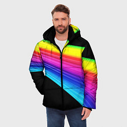 Куртка зимняя мужская ABSTRACT TREND, цвет: 3D-черный — фото 2