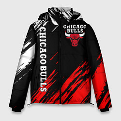 Куртка зимняя мужская CHICAGO BULLS, цвет: 3D-красный