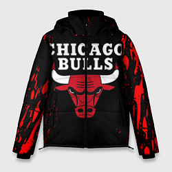 Куртка зимняя мужская CHICAGO BULLS, цвет: 3D-черный