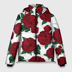 Мужская зимняя куртка Винтажные розы