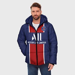 Куртка зимняя мужская PSG home 20-21, цвет: 3D-светло-серый — фото 2