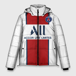 Куртка зимняя мужская PSG away 20-21, цвет: 3D-черный