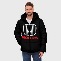 Куртка зимняя мужская HONDA, цвет: 3D-черный — фото 2