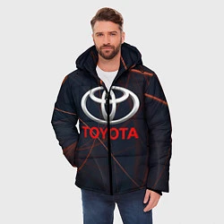 Куртка зимняя мужская TOYOTA, цвет: 3D-красный — фото 2