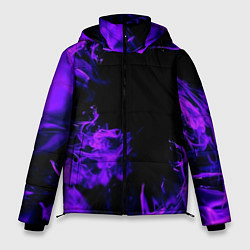 Куртка зимняя мужская ФИОЛЕТОВЫЙ ОГОНЬ, цвет: 3D-черный