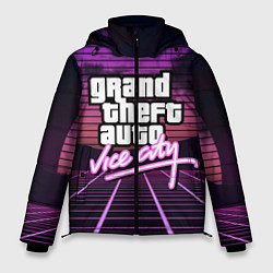 Куртка зимняя мужская GTA VICE CITY, цвет: 3D-черный