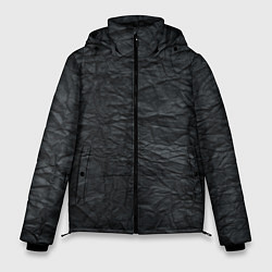 Мужская зимняя куртка Черная Бумага