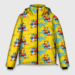 Куртка зимняя мужская Дональд Дак, цвет: 3D-черный