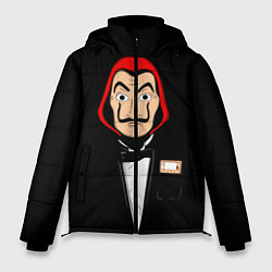 Куртка зимняя мужская Бумажный Дом, цвет: 3D-черный