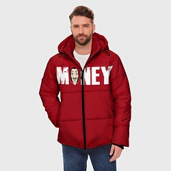 Куртка зимняя мужская Money, цвет: 3D-красный — фото 2