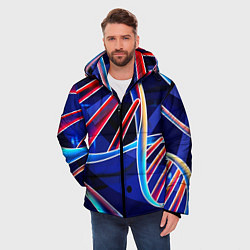 Куртка зимняя мужская ДНК, цвет: 3D-черный — фото 2