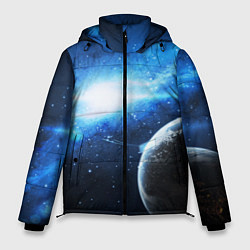 Куртка зимняя мужская Космос, цвет: 3D-черный