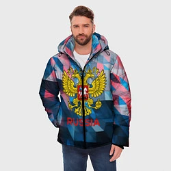 Куртка зимняя мужская RUSSIA, цвет: 3D-черный — фото 2