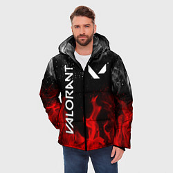 Куртка зимняя мужская VALORANT ВАЛОРАНТ, цвет: 3D-светло-серый — фото 2