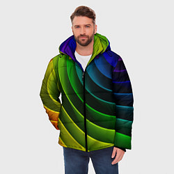 Куртка зимняя мужская Color 2058, цвет: 3D-черный — фото 2