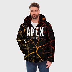 Куртка зимняя мужская Apex Legends, цвет: 3D-черный — фото 2