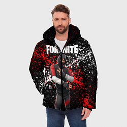 Куртка зимняя мужская Fortnite Ikonik, цвет: 3D-черный — фото 2