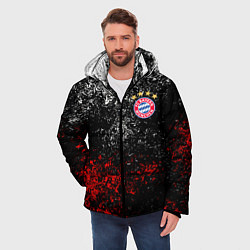 Куртка зимняя мужская BAYERN MUNCHEN, цвет: 3D-черный — фото 2