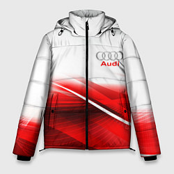 Куртка зимняя мужская AUDI, цвет: 3D-красный