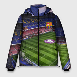 Куртка зимняя мужская FC BARCELONA, цвет: 3D-черный