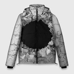 Куртка зимняя мужская Сквозная дыра, цвет: 3D-черный