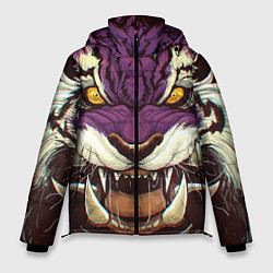 Куртка зимняя мужская Маска тигра Ханья, цвет: 3D-красный