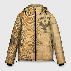 Куртка зимняя мужская Дагестан в золоте, цвет: 3D-красный