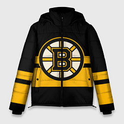 Куртка зимняя мужская BOSTON BRUINS NHL, цвет: 3D-светло-серый