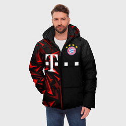 Куртка зимняя мужская FC Bayern Munchen Форма, цвет: 3D-черный — фото 2