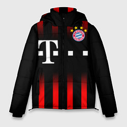 Куртка зимняя мужская FC Bayern Munchen, цвет: 3D-красный