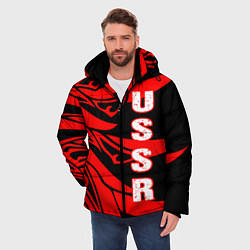 Куртка зимняя мужская USSR, цвет: 3D-черный — фото 2
