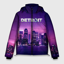 Куртка зимняя мужская Detroit Become Human S, цвет: 3D-черный