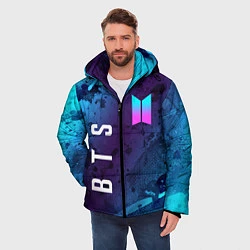Куртка зимняя мужская BTS БТС, цвет: 3D-черный — фото 2