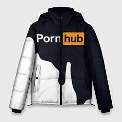 Куртка зимняя мужская Pornhub, цвет: 3D-светло-серый
