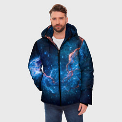 Куртка зимняя мужская Туманность, цвет: 3D-красный — фото 2