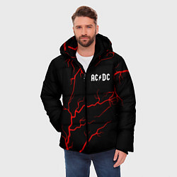 Куртка зимняя мужская AC DС, цвет: 3D-красный — фото 2