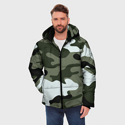 Куртка зимняя мужская Camouflage 2, цвет: 3D-черный — фото 2