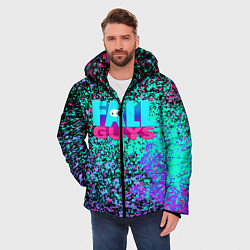 Куртка зимняя мужская Fall Guys, цвет: 3D-черный — фото 2