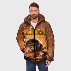 Куртка зимняя мужская PlayerUnknowns Battlegrounds, цвет: 3D-красный — фото 2