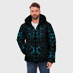 Куртка зимняя мужская Что вы тут видите?, цвет: 3D-черный — фото 2