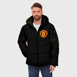 Куртка зимняя мужская MANCHESTER UNITED, цвет: 3D-черный — фото 2