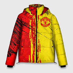 Куртка зимняя мужская Manchester United Дьяволы, цвет: 3D-черный