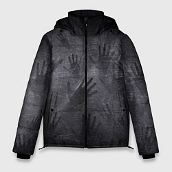 Куртка зимняя мужская ЛАДОНИ УШЕДШИХ, цвет: 3D-черный