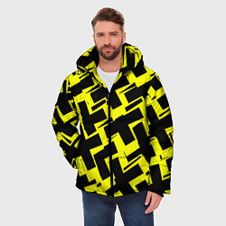 Куртка зимняя мужская Background, цвет: 3D-черный — фото 2