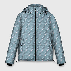 Куртка зимняя мужская Пупырки, цвет: 3D-черный