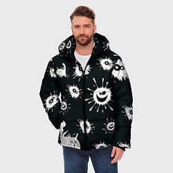 Куртка зимняя мужская COVID-19, цвет: 3D-черный — фото 2