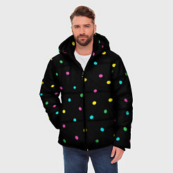 Куртка зимняя мужская Конфетти, цвет: 3D-красный — фото 2