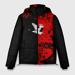Куртка зимняя мужская ЖУРАВЛЬ, цвет: 3D-черный